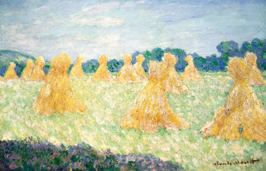 The Young Ladies of Giverny, Sun Effect (1894) by Claude Monet